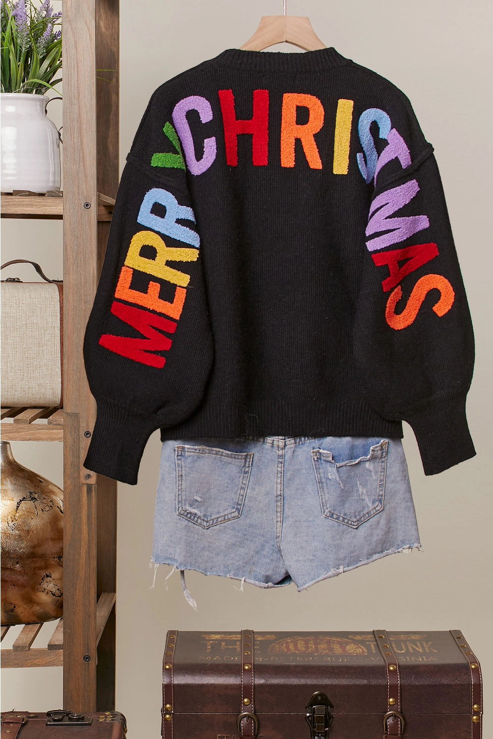 Mello Oversize Ho Ho Christmas Sweater