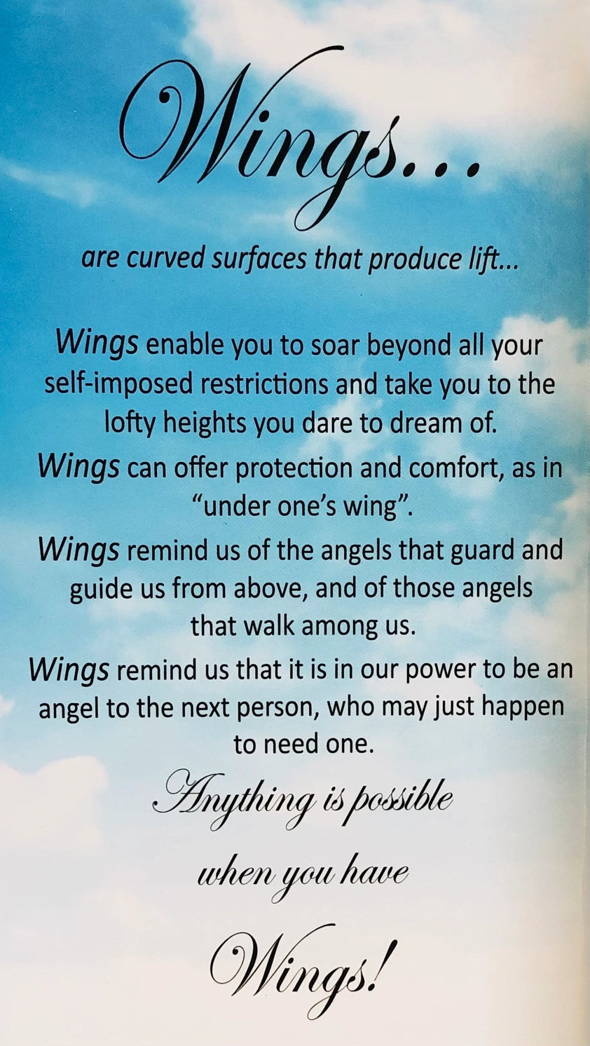 Carol Young Silver Wing Necklace