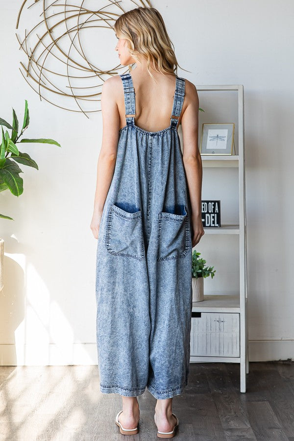 Oli & Hali Pleated Detail Wide Leg Romper