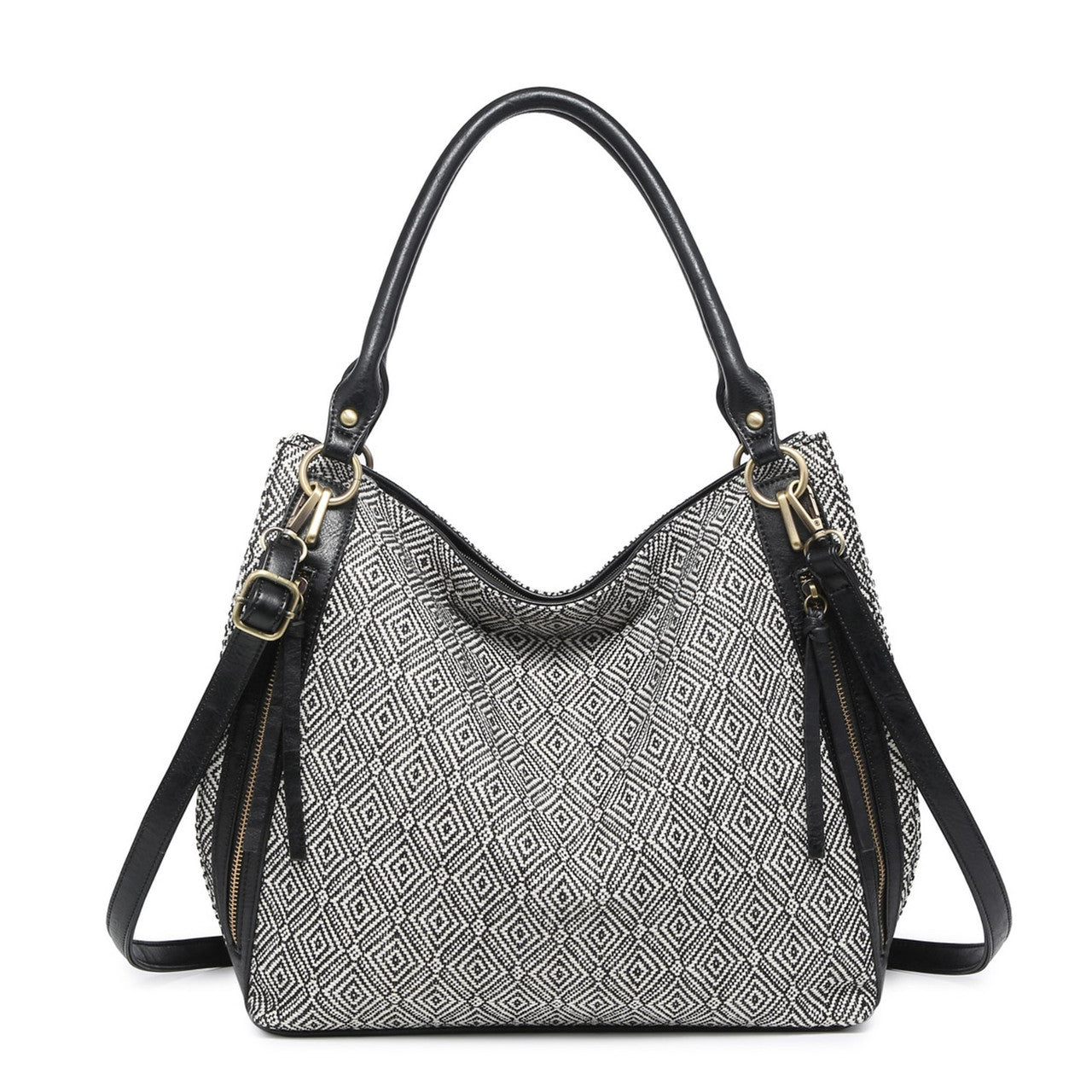 Jen & Co. Connar Diamond Print Tote