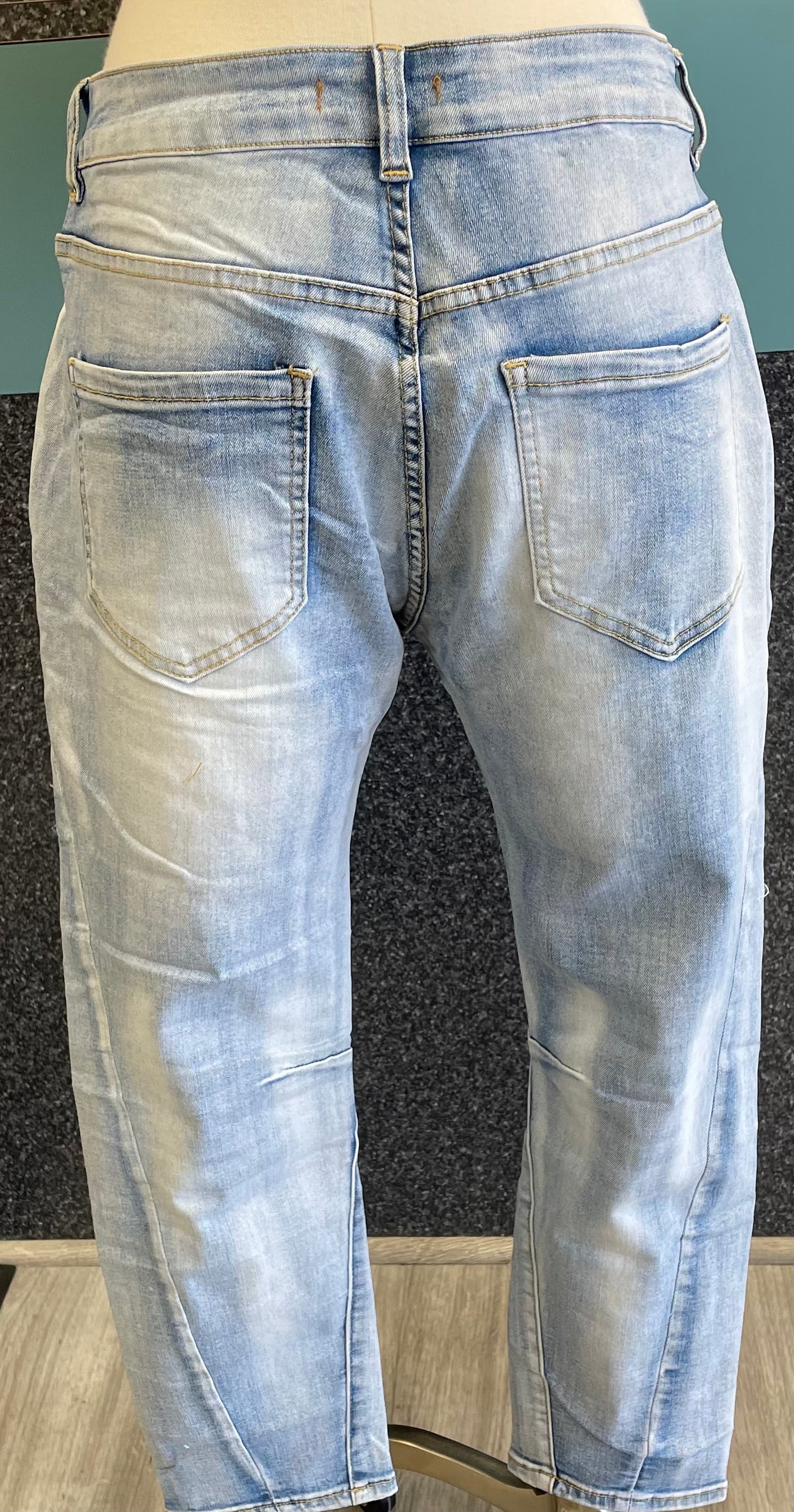 Tempo Paris Patchwork Jeans