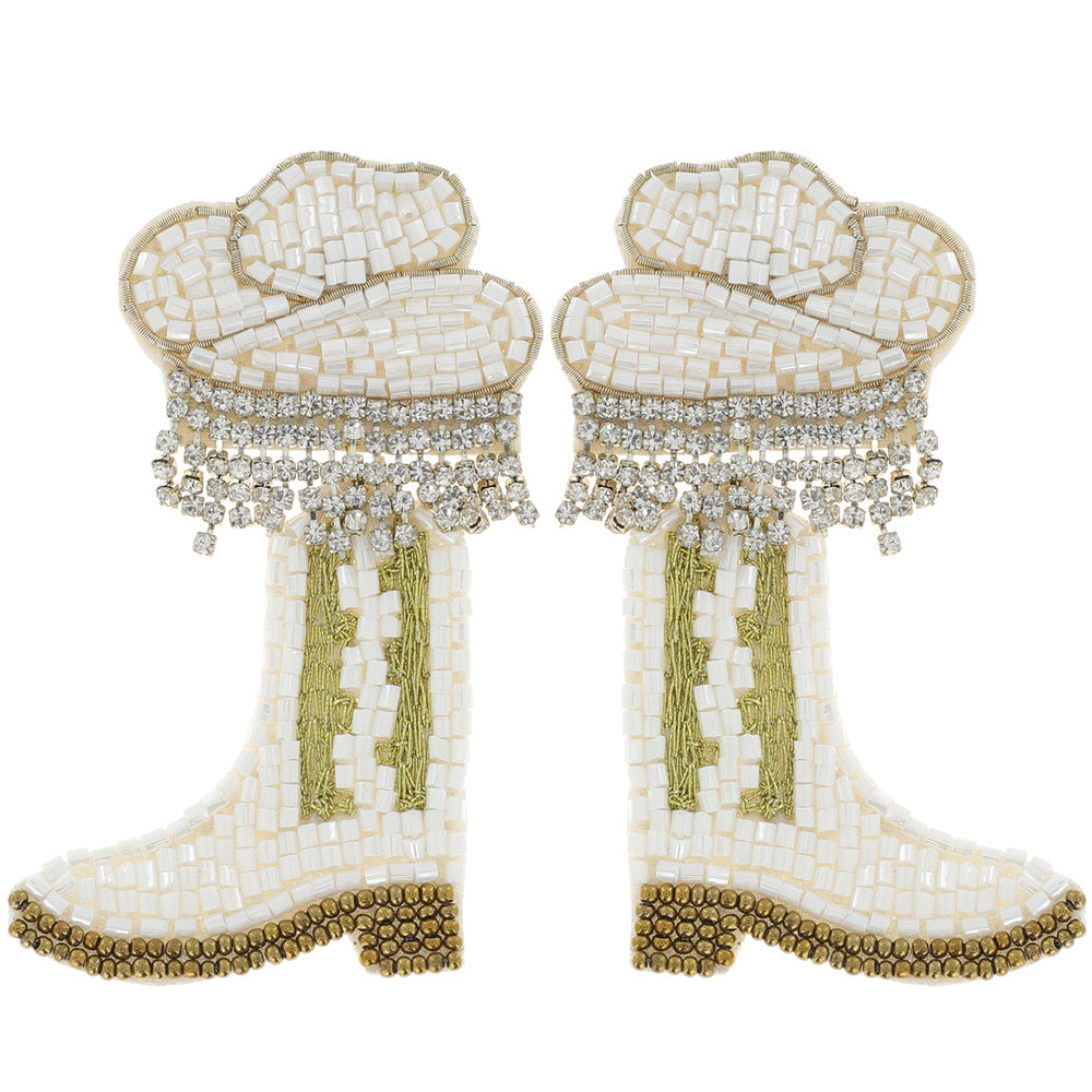 Sophia Cowboy Hat & Boots Earrings