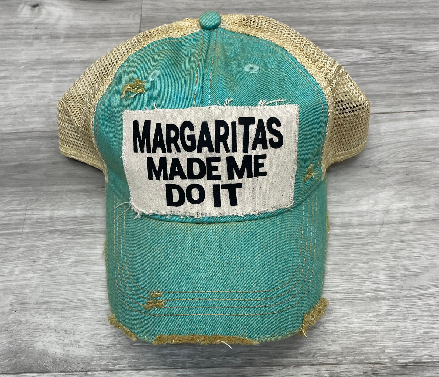 BohoGroove Margaritas Made Me Distressed Hat
