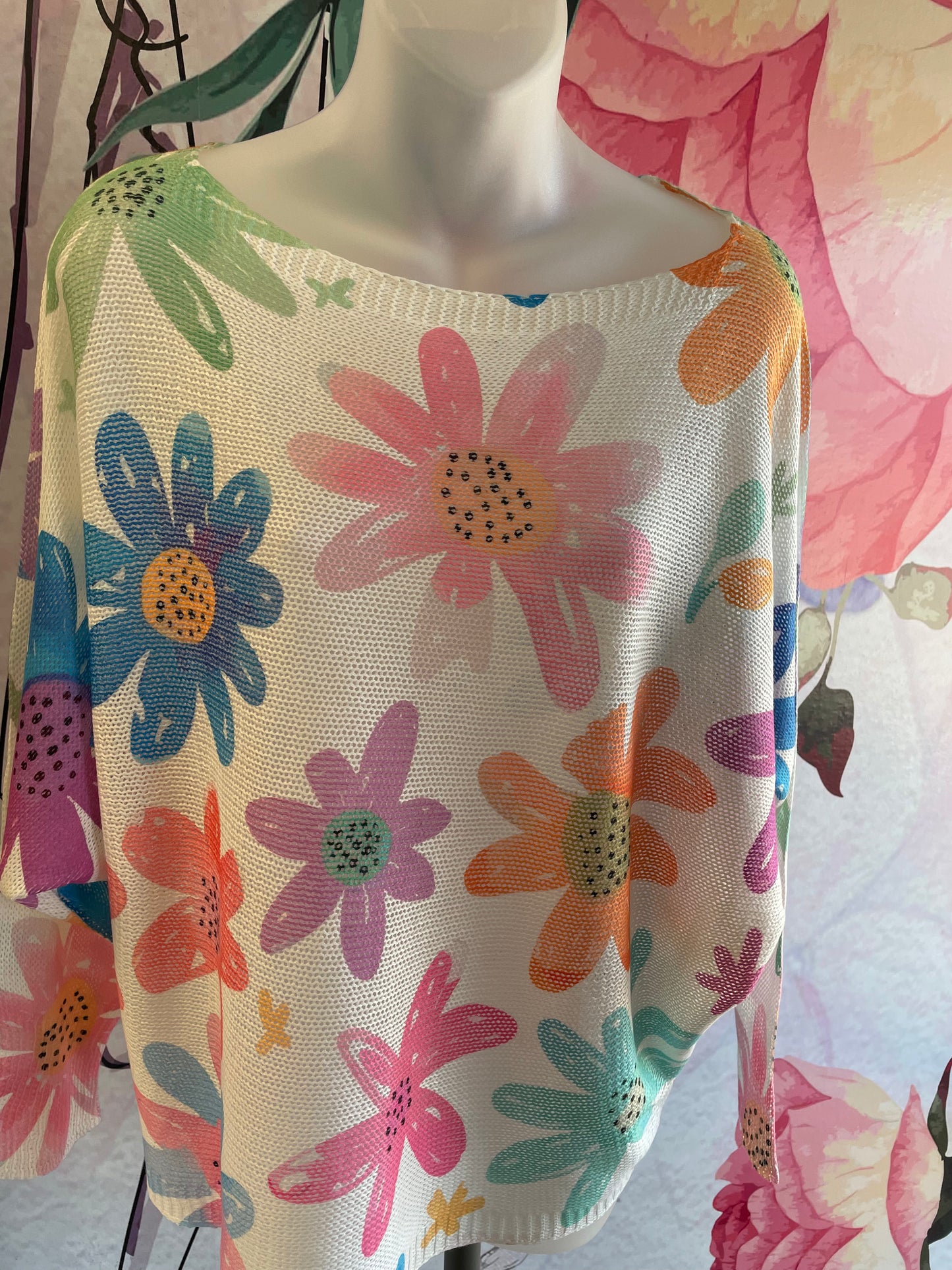 Yolly Spotted Flower Top