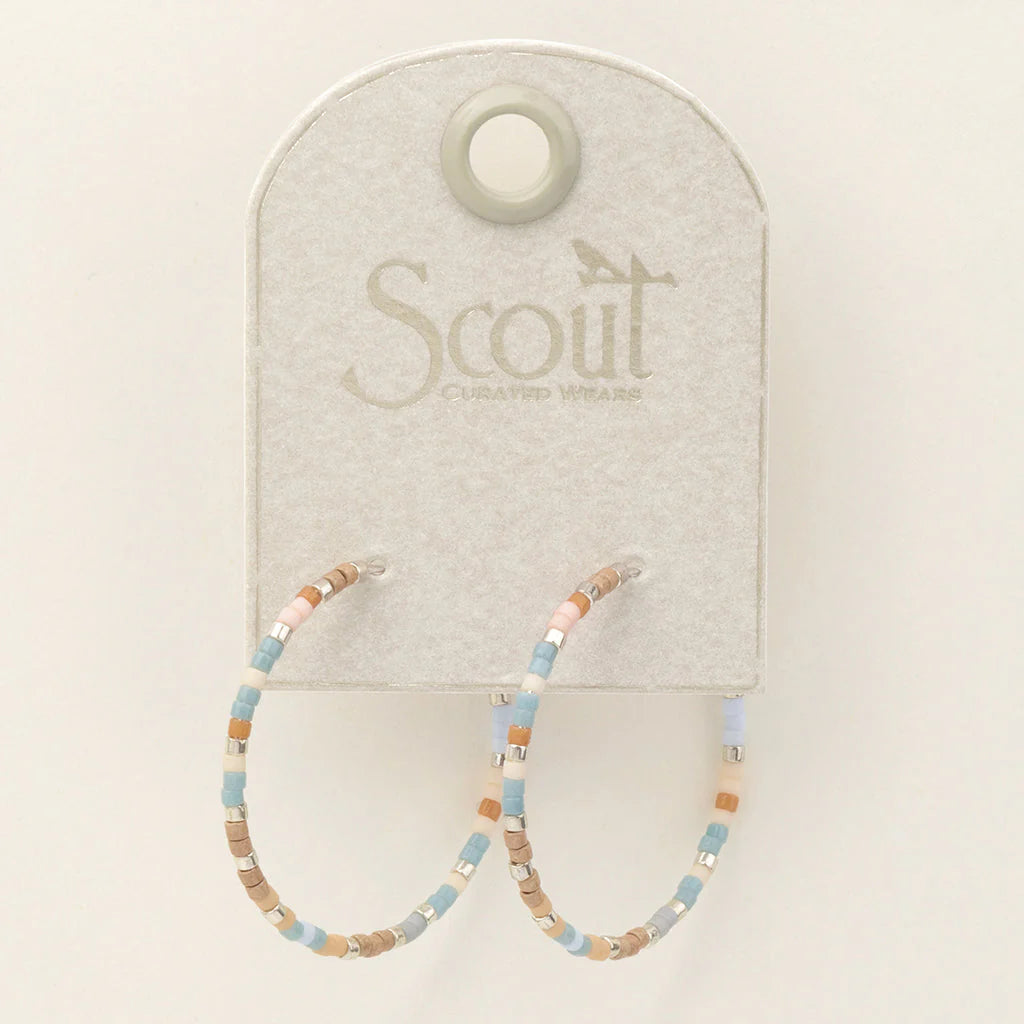 Scout Chromacolor Miyuki Small Hoop Earrings