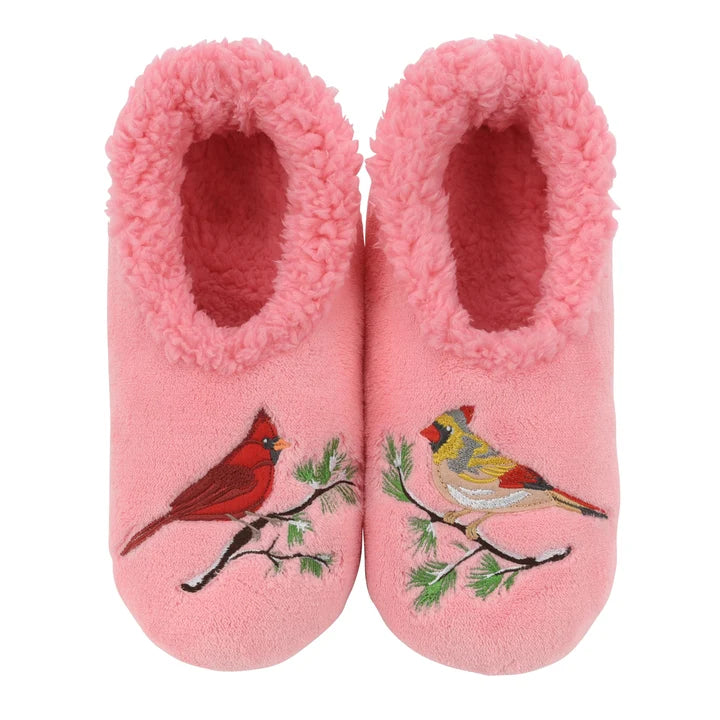 Snoozies Cardinal Slippers