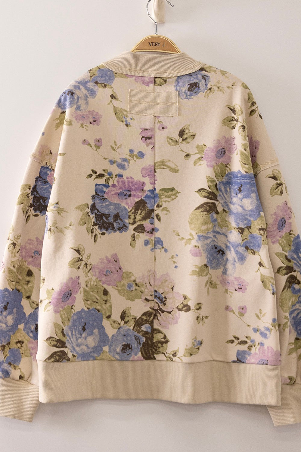 New In Cotton Floral Sweatshirt