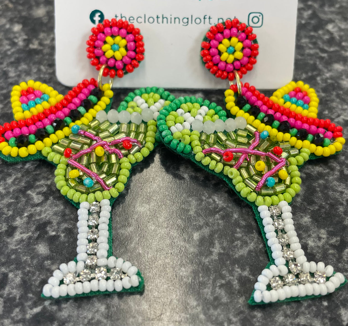 Sophia Sombrero Cocktail Earrings