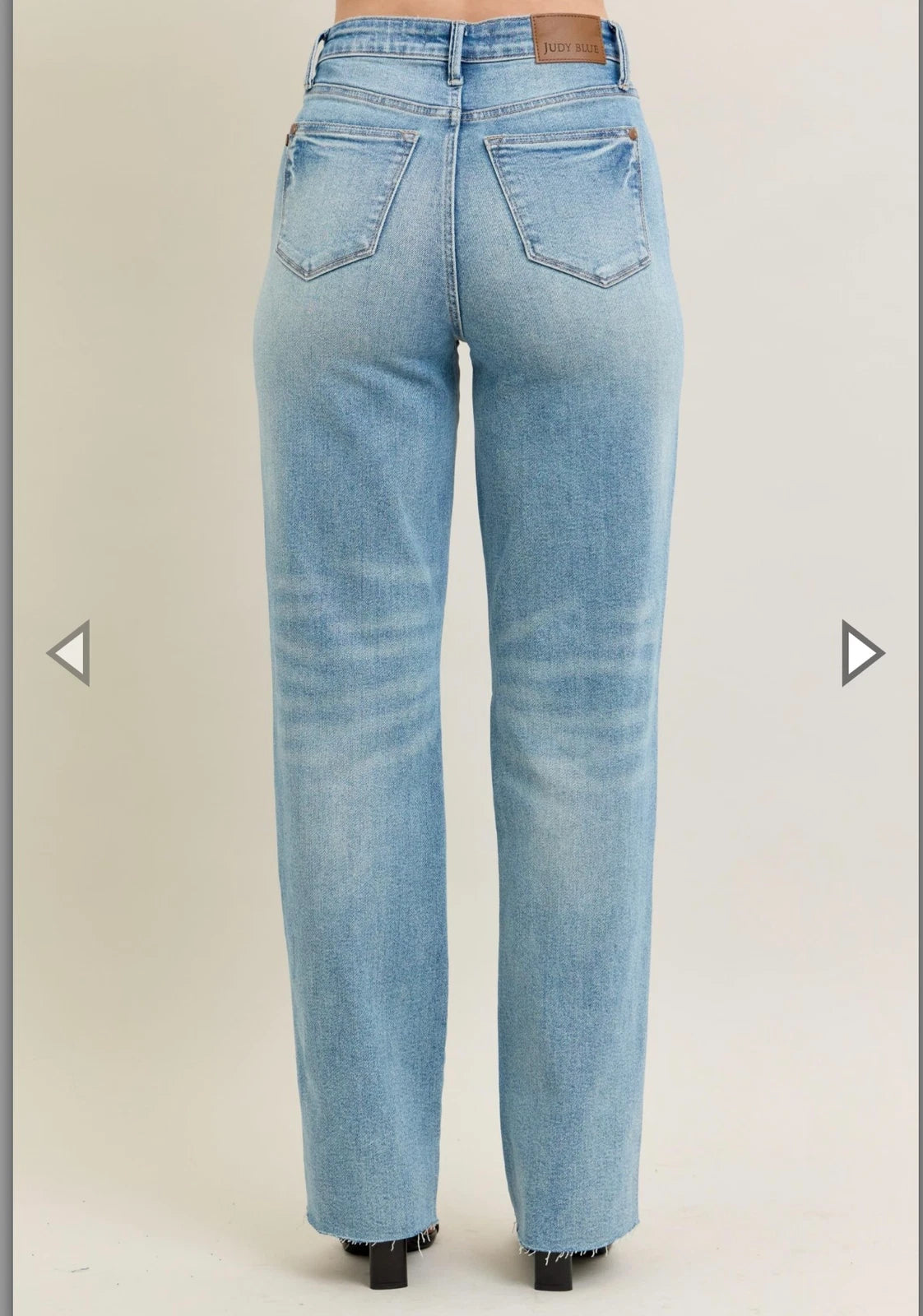 Judy Blue HW Rigid Magic Star Destroy 90's Straight