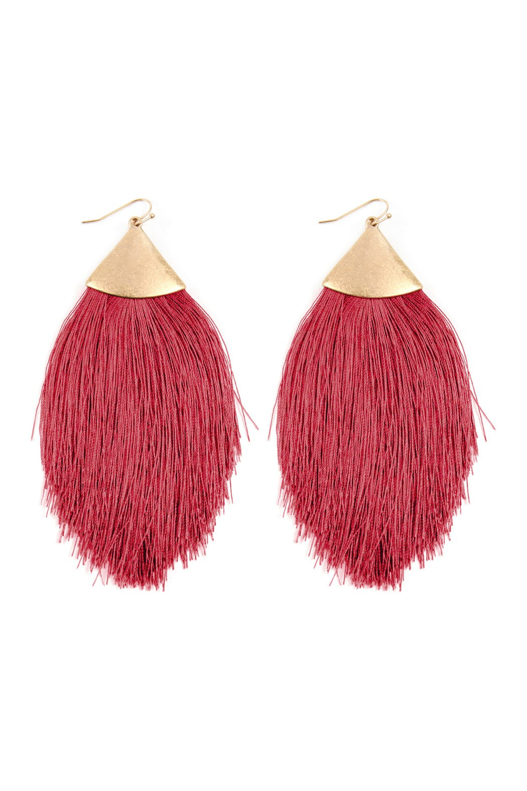 No. 3 Tassle Drop Earrings