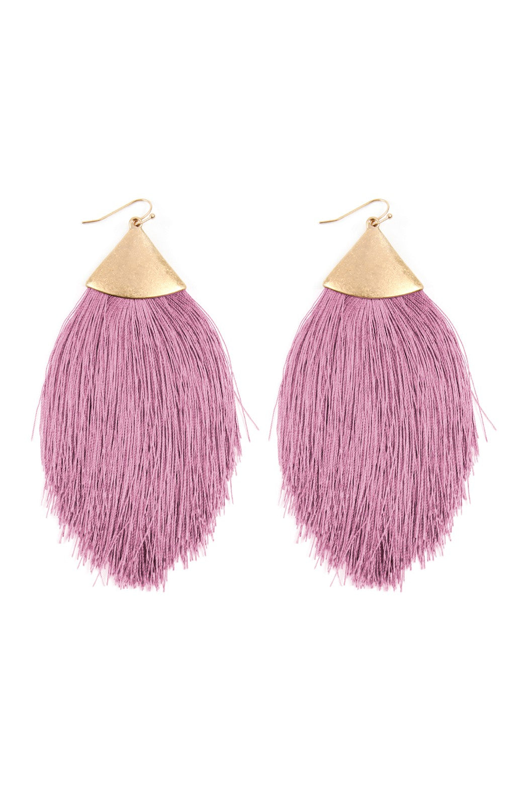 No. 3 Tassle Drop Earrings