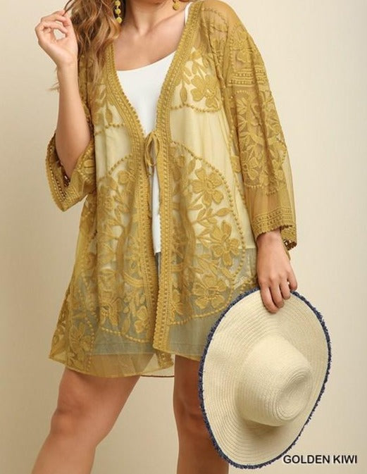Umgee Open Lace Kimono