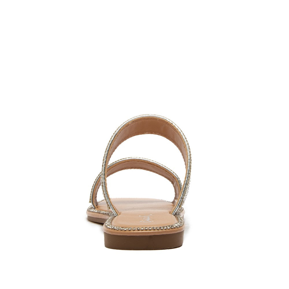 Qupid Rhinestone Sandal