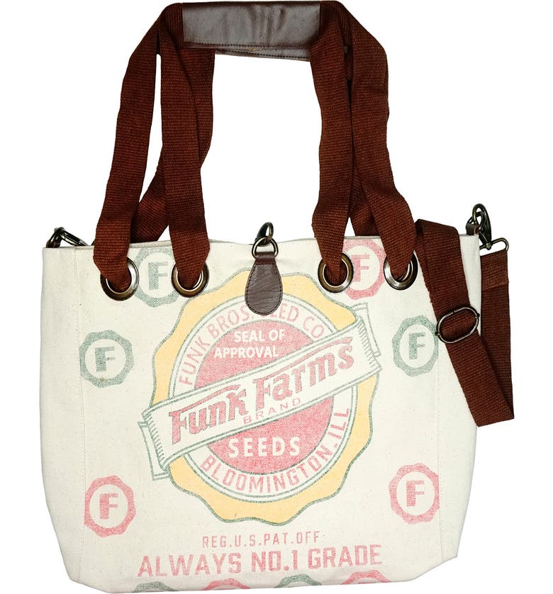 Vintage Addiction Funky Farms Canvas Tote