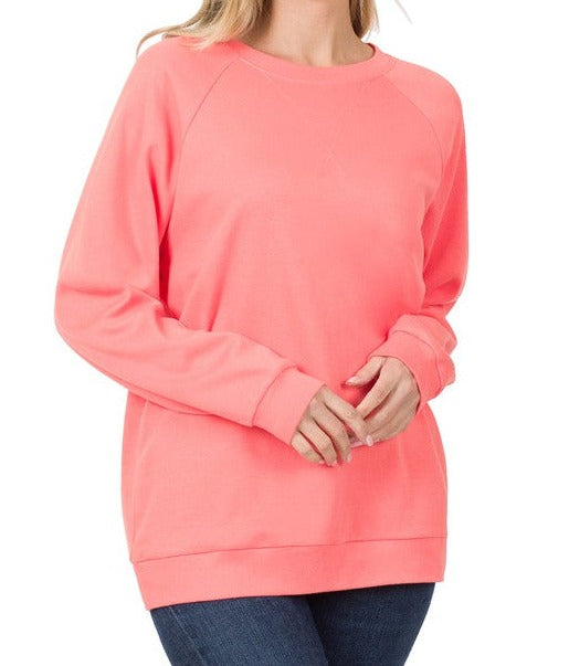 Zenana Solid Pullover