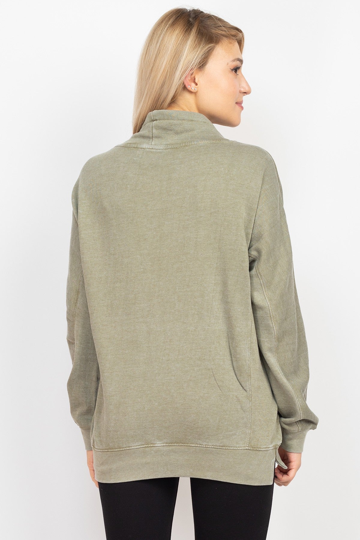 Stoosh High Loop French Terry Long Tunic with Pockets