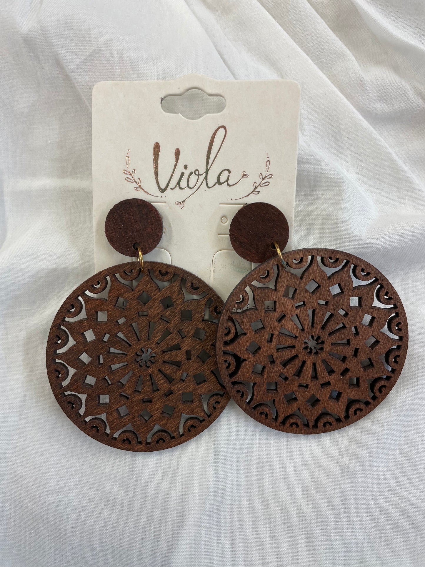 Viola Wood Earrings