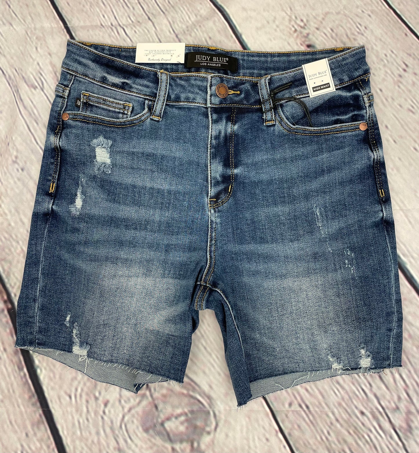 Judy Blue High Waist Mid Thigh Shorts
