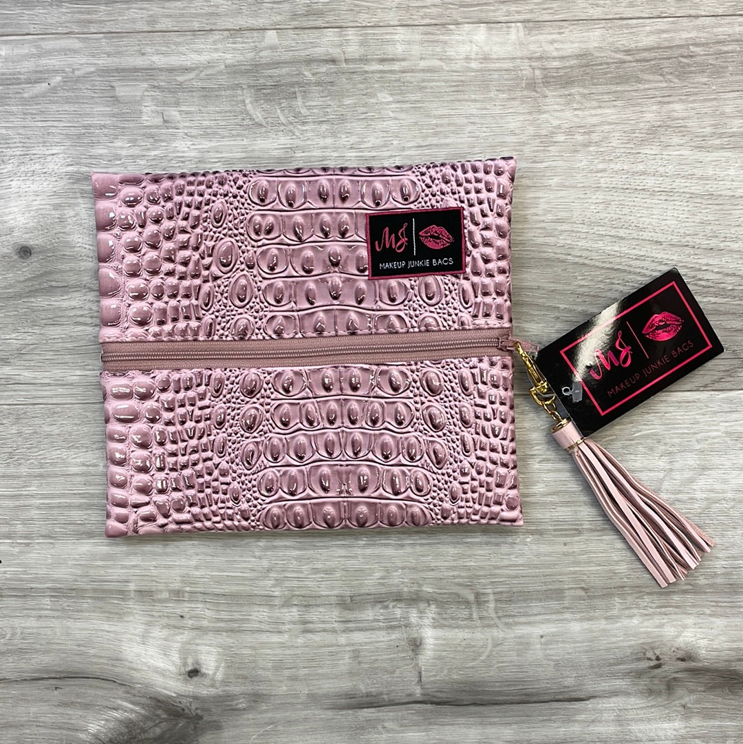 Mauve Makeup Junkie Bag