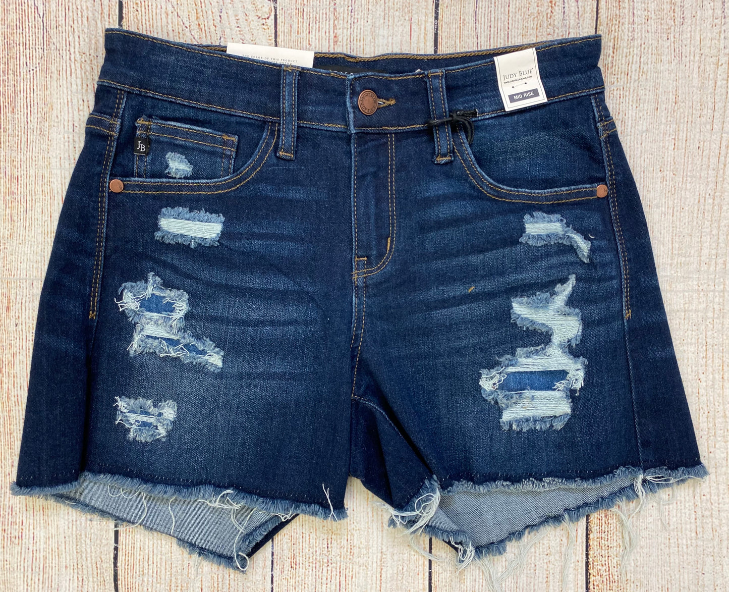 Judy Blue Mid Rise Shorts