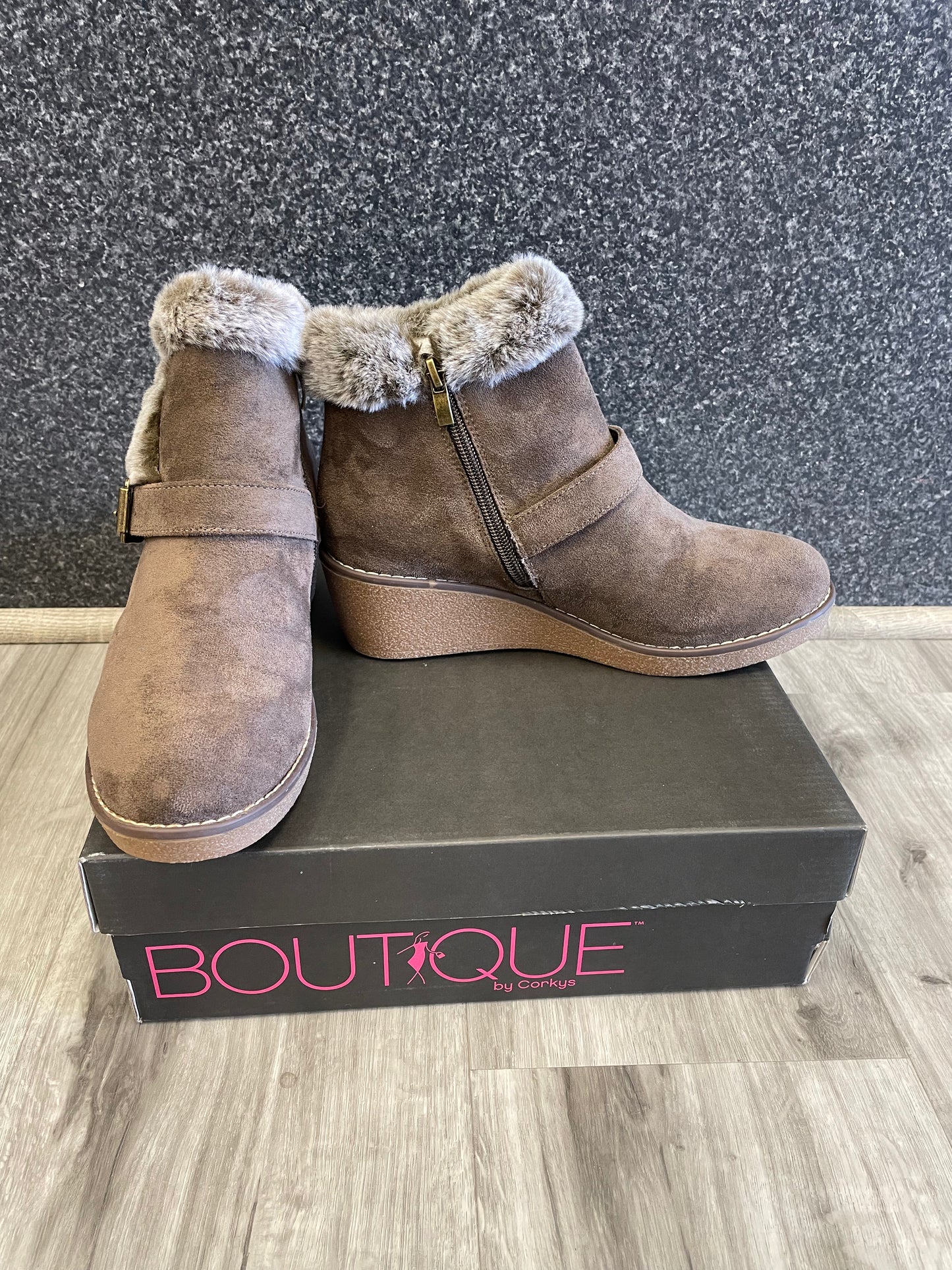 Corkys Chilly Chocolate Suede Boots