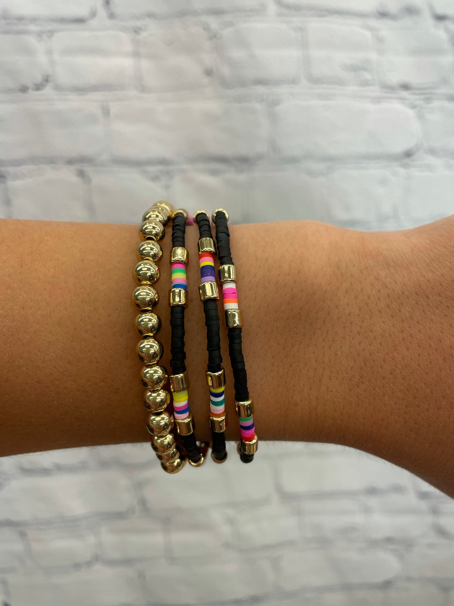 Shamelessly Sparkle Bead Bracelet Set