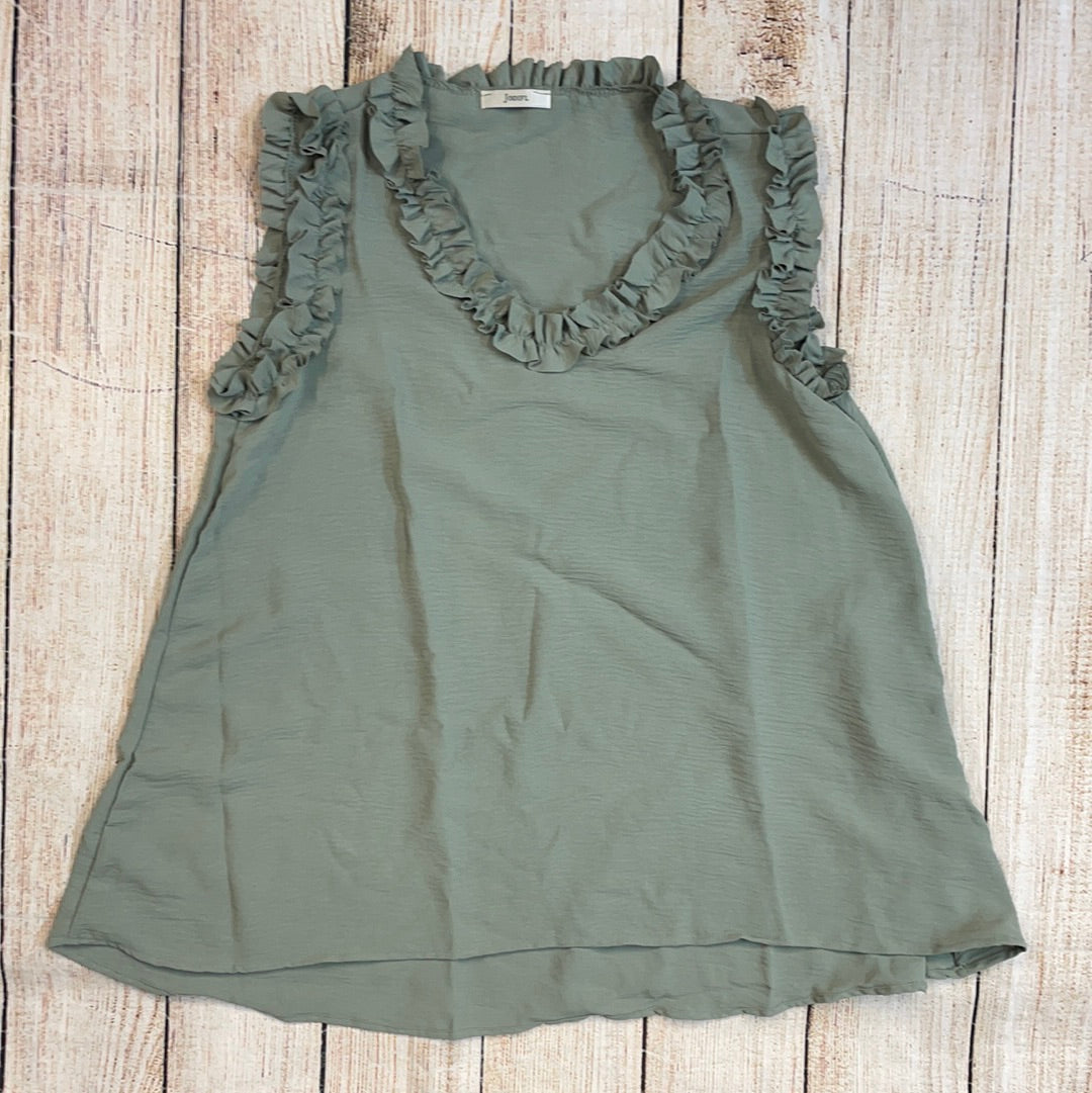 Jodifl Sleeveless Ruffle Top
