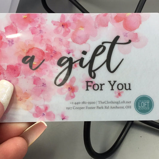 The Clothing Loft Boutique Gift Cards