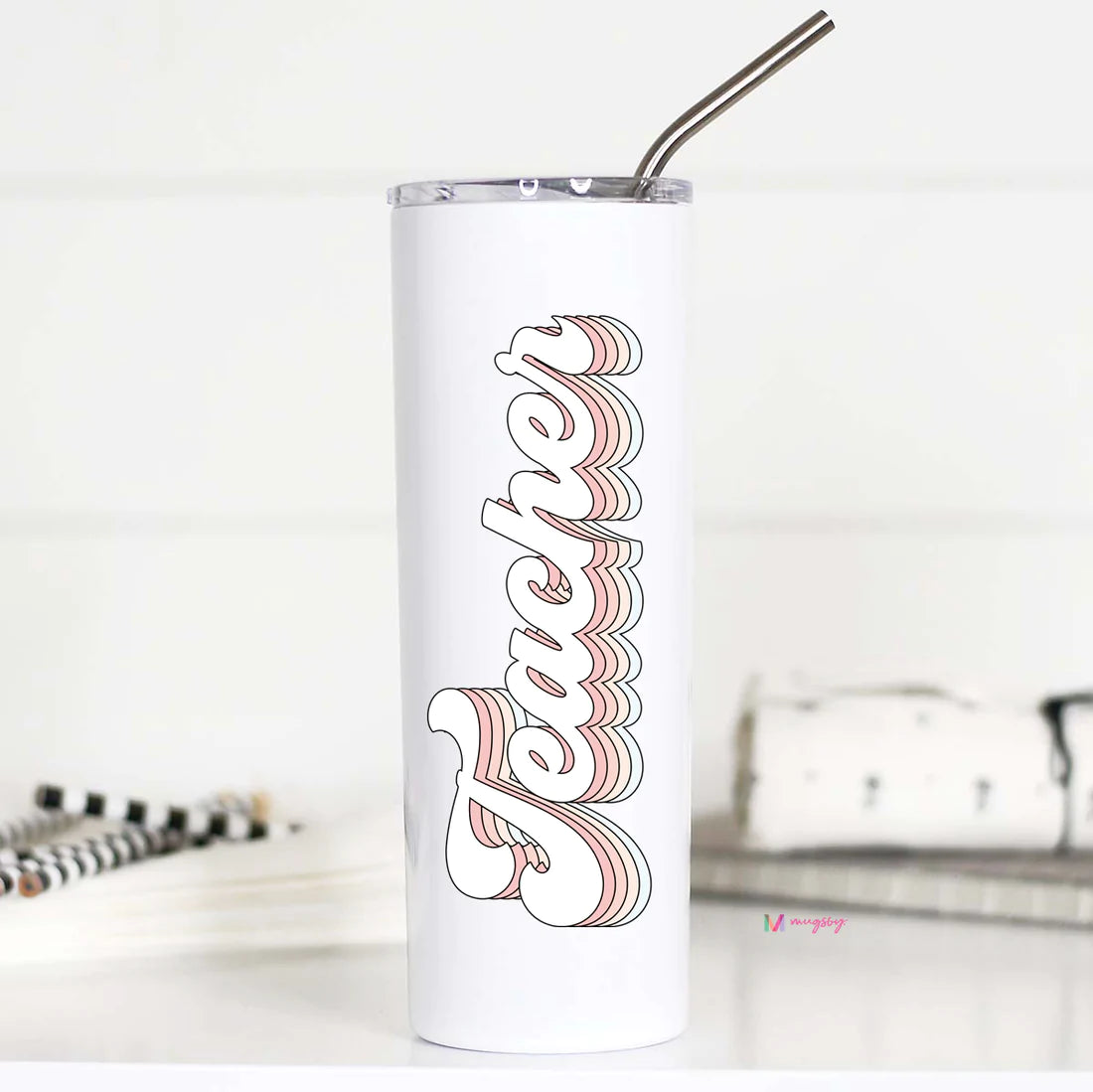 Teacher Tall Travel Cup Mugsby