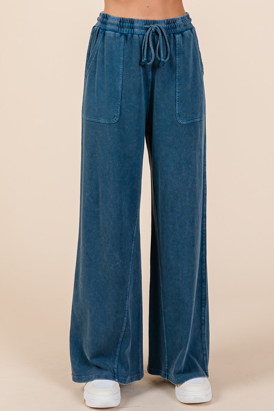 Mittoshop Terry Knit Wide Leg Pants