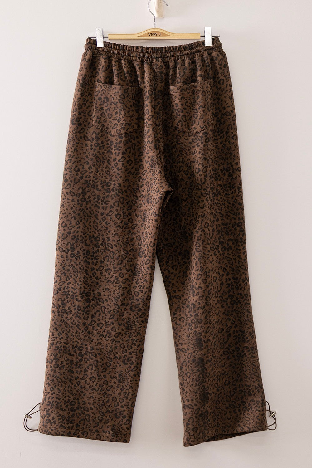 New In Leopard Parachute Pants