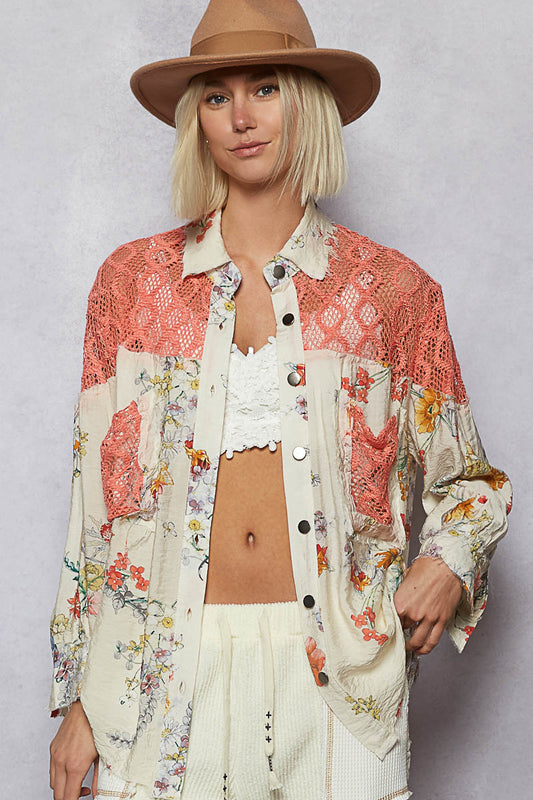 POL Floral Mix Blouse