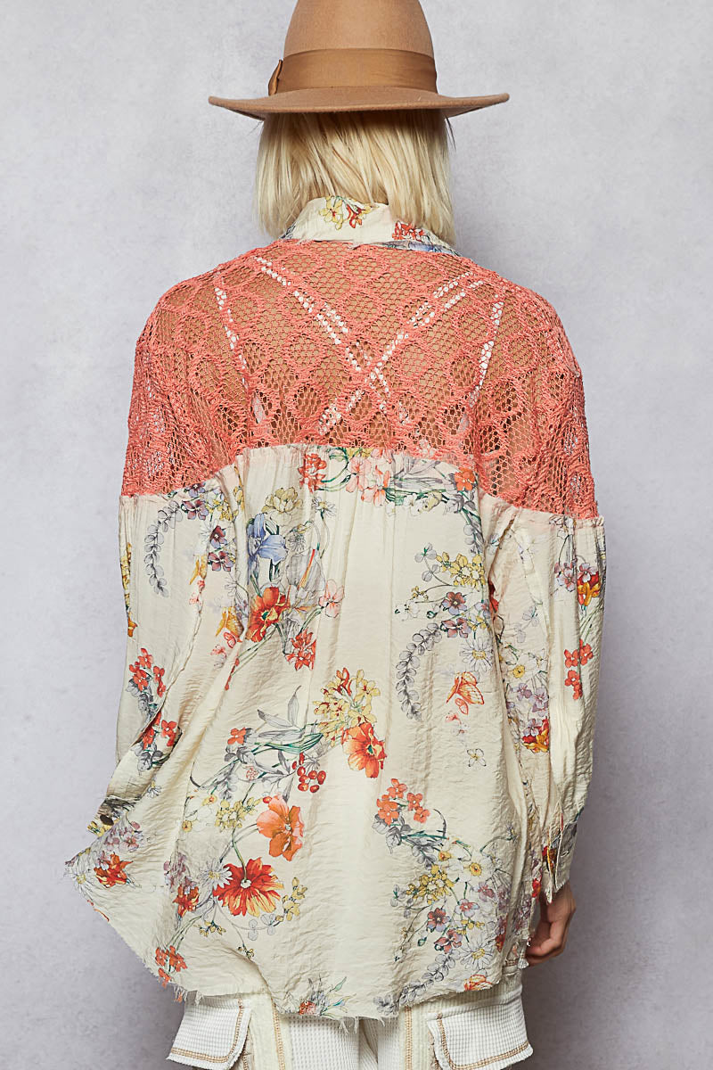 POL Floral Mix Blouse