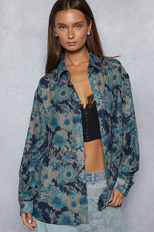 Pol Long Sleeve Shirt With Adjustable Cuff