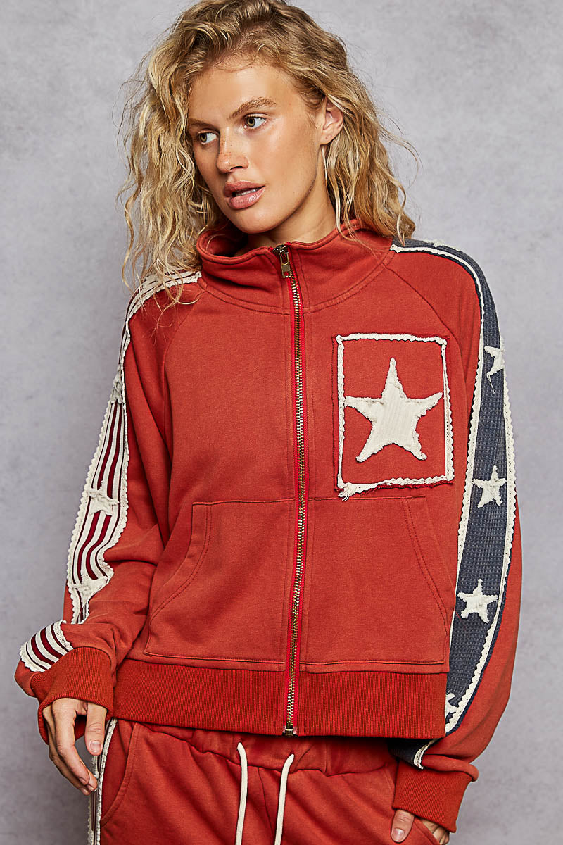 Pol Star Patch Terry Jacket