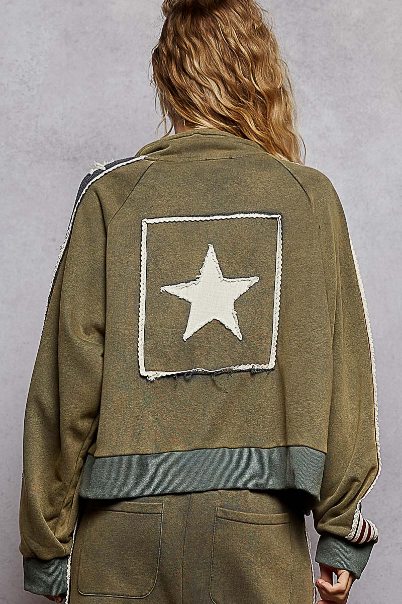 Pol Star Patch Terry Jacket