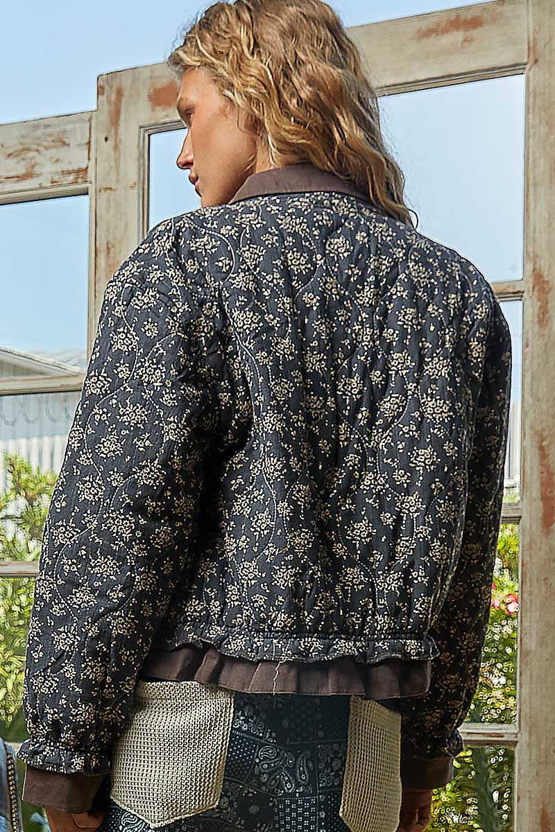 Pol Floral Quilted Jacket – The Clothing Loft Boutique