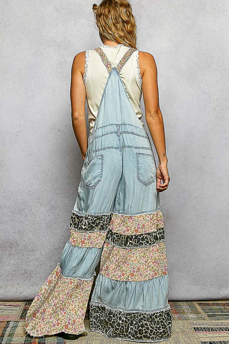 Pol Wide Leg Relaxed Fit Overall