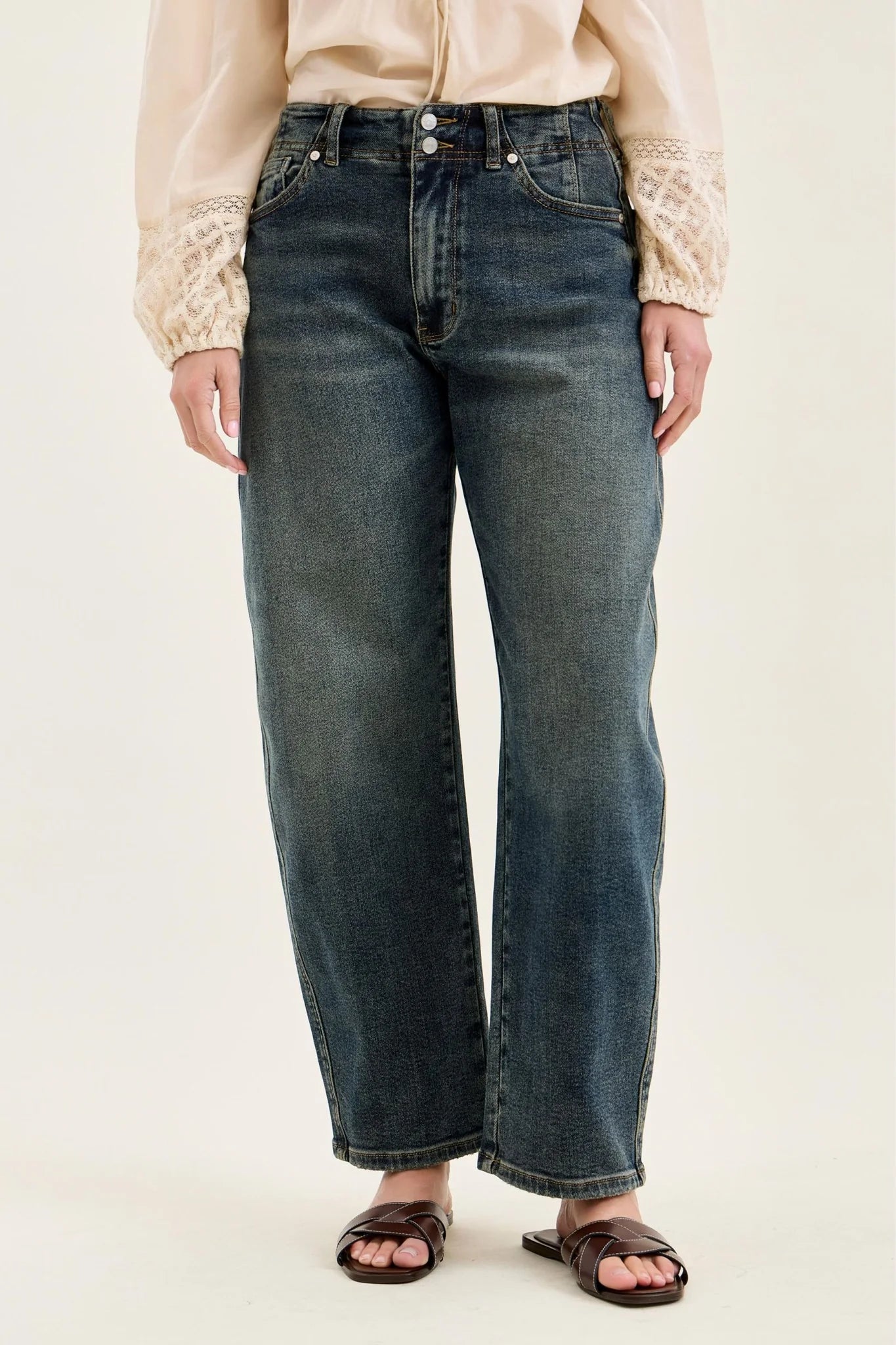 Judy Blue HW Marlow W/Hollywood WB + DBL.BTN