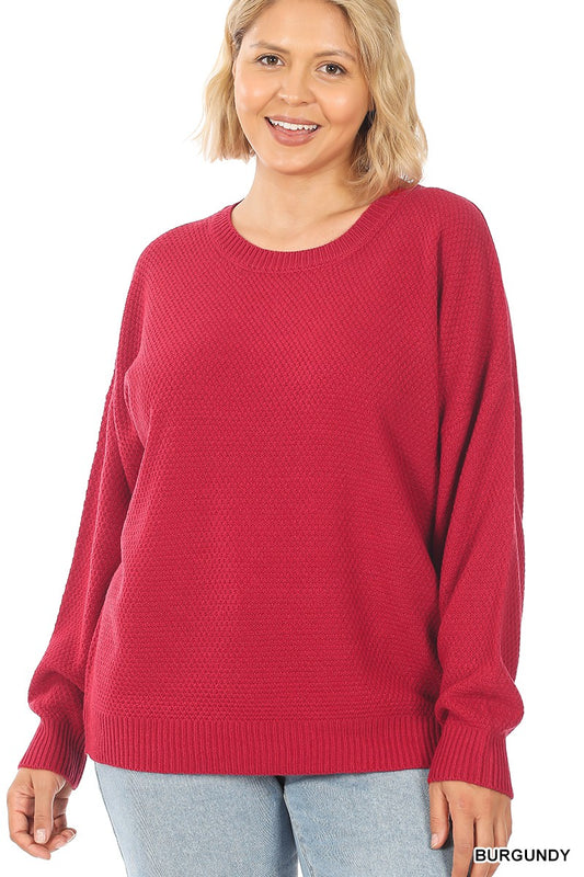 Zenana Round Neck Basic Sweater