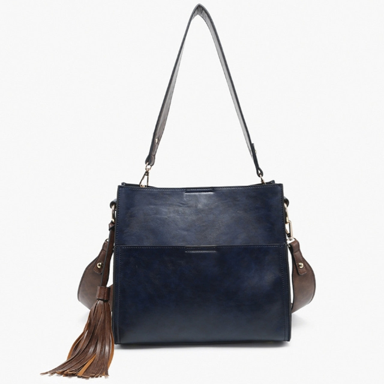 Jen & Co. Lyla Bucket Bag W/Guitar Strap