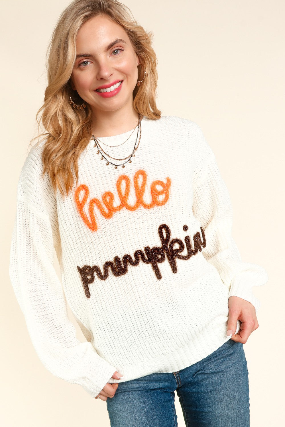 Haptics Hello Pumpkin Sweater