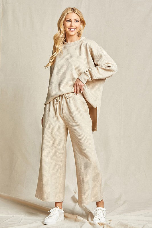 Beeson  River Solid Textured Matching Set