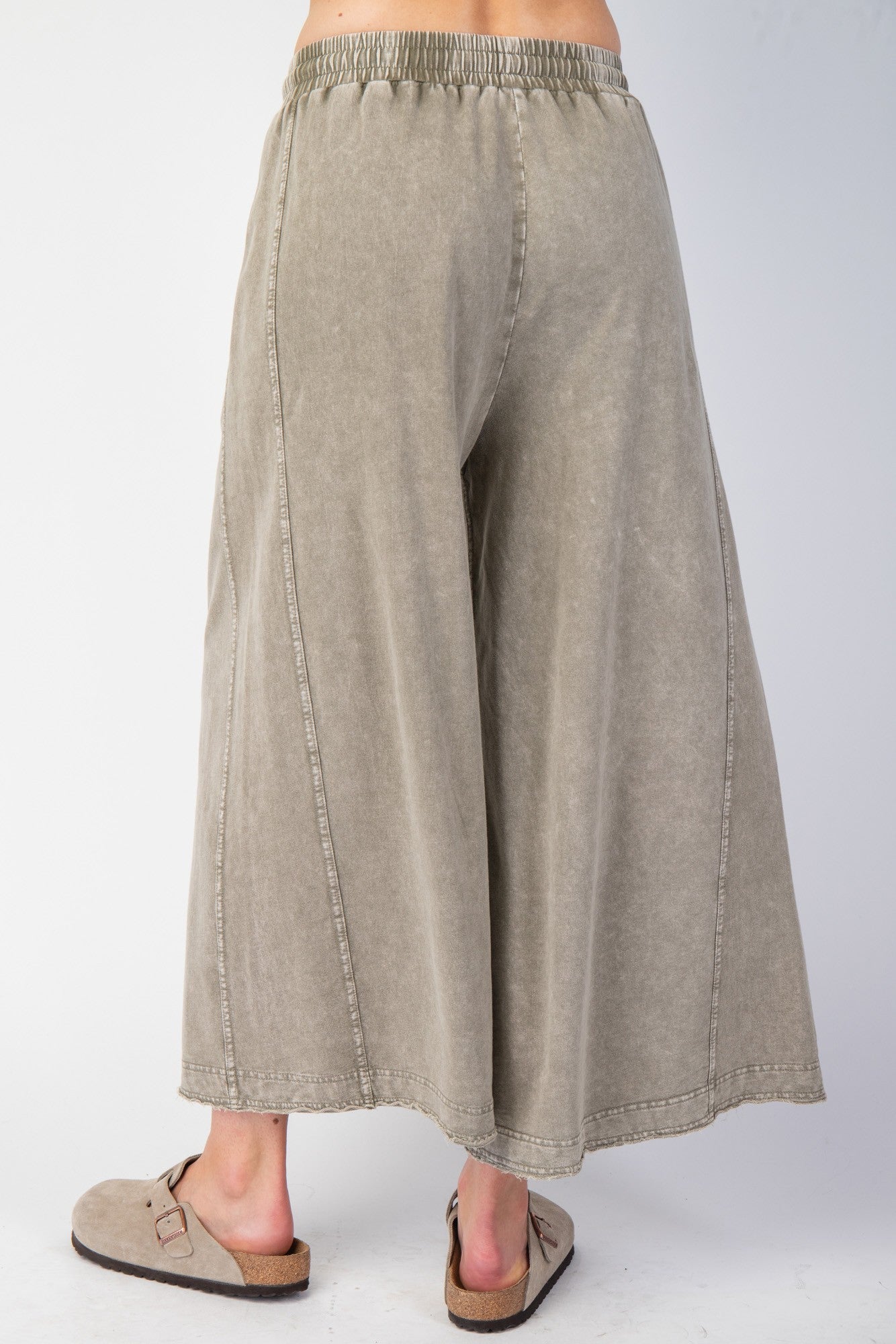 Easel Washed Terry Knit Pants