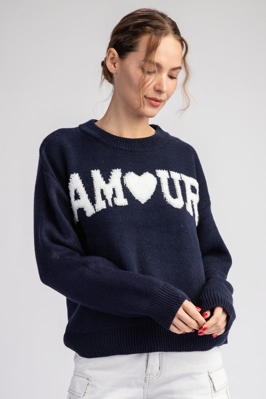 ee:some "AMOUR" Sweater