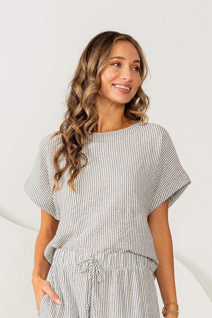 Sew in Love Boxy Stripe Top