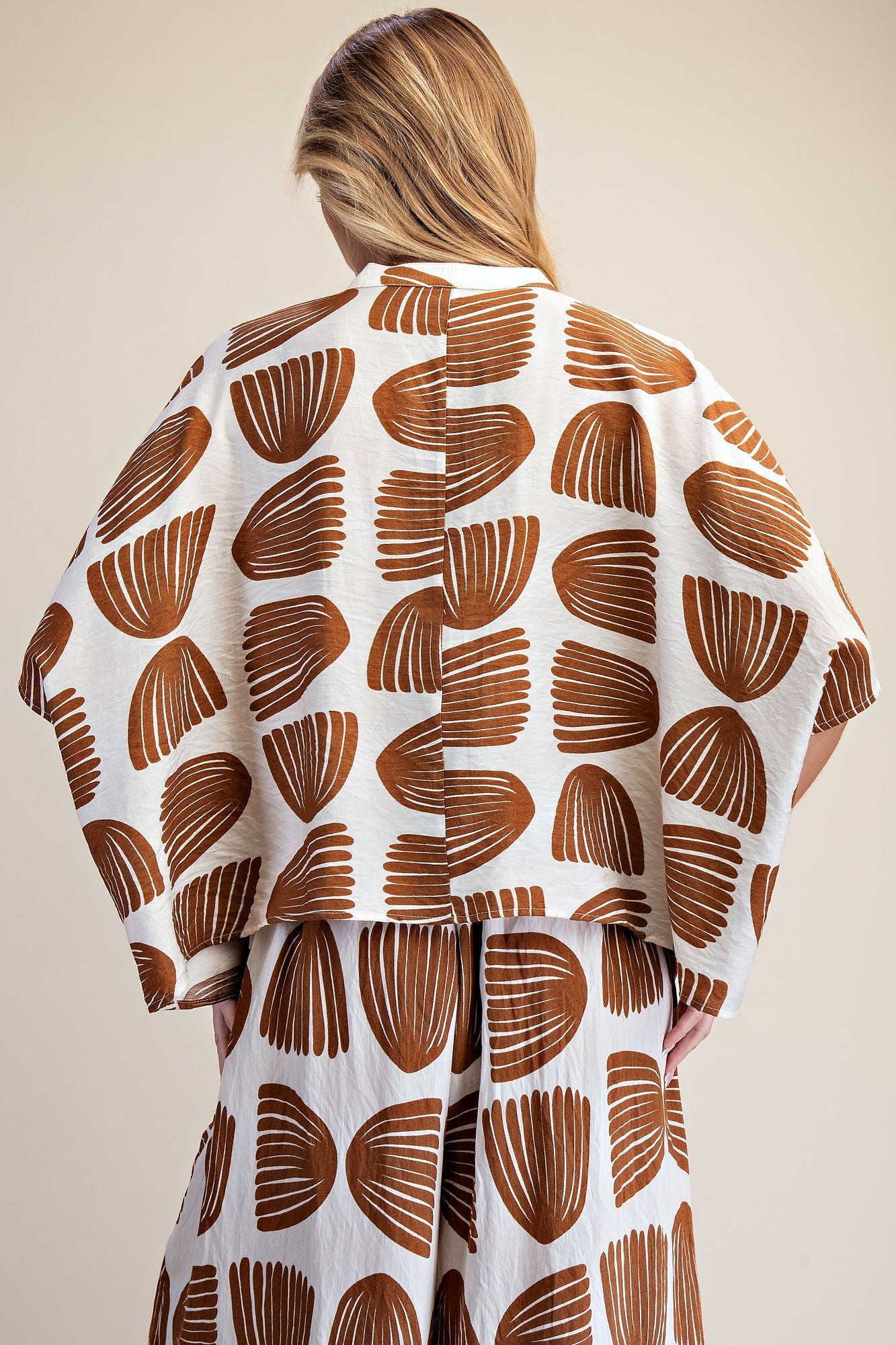 Glam V-Neck Short Sleeve Oversized Top