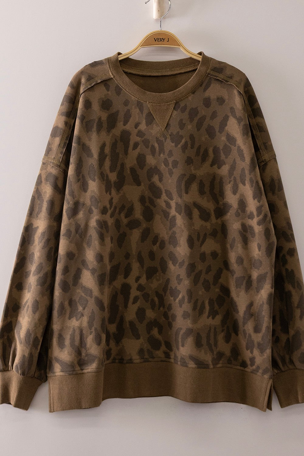 New In Abstract Print Pullover