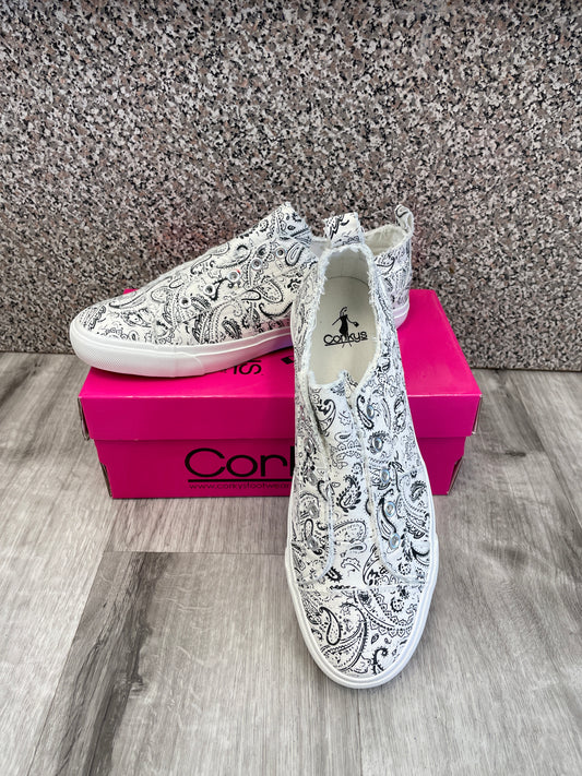 Corkys White Bandana Sneakers