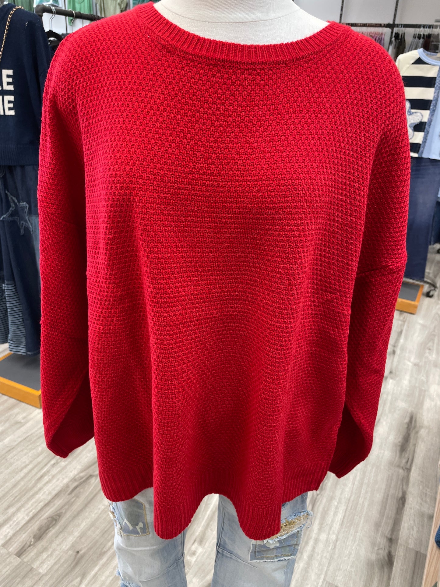 Zenana Round Neck Basic Sweater